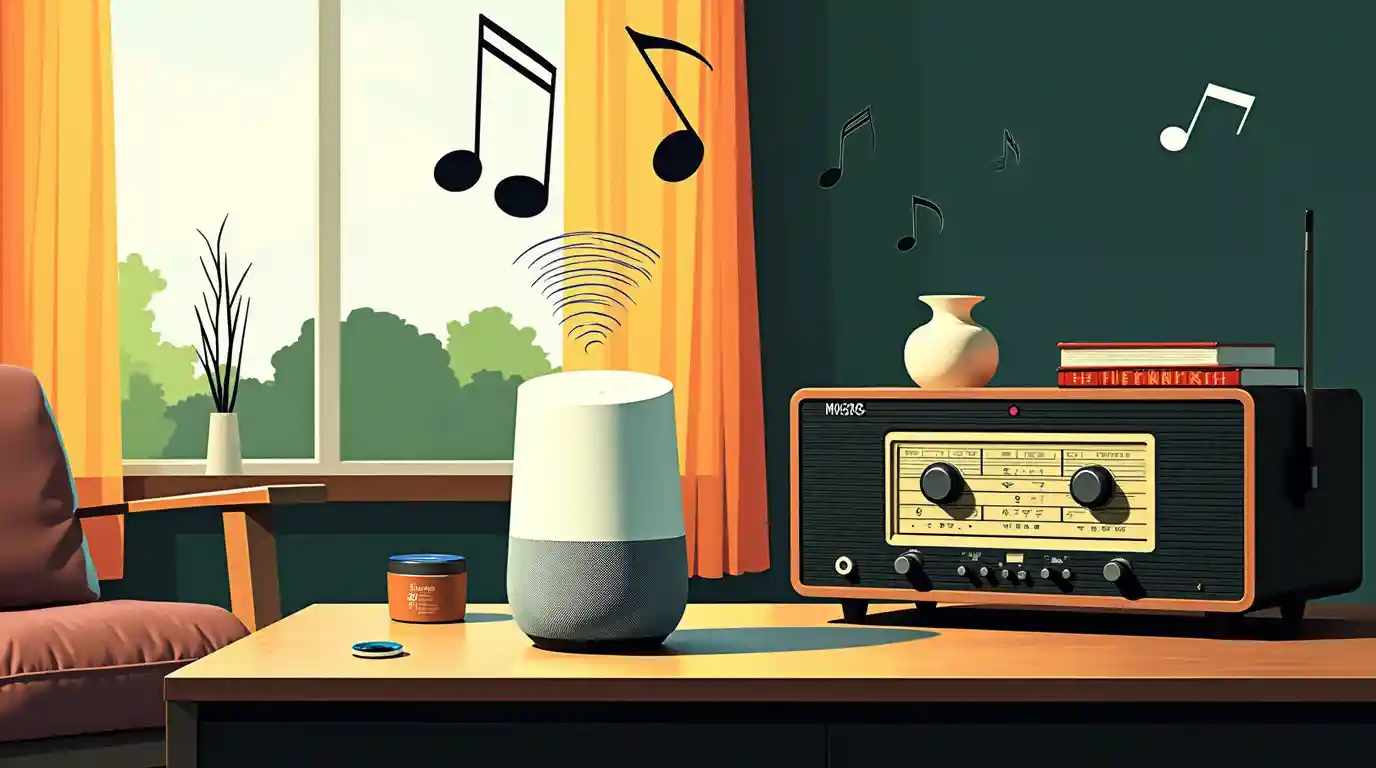 enceintes intelligentes contre radio classique